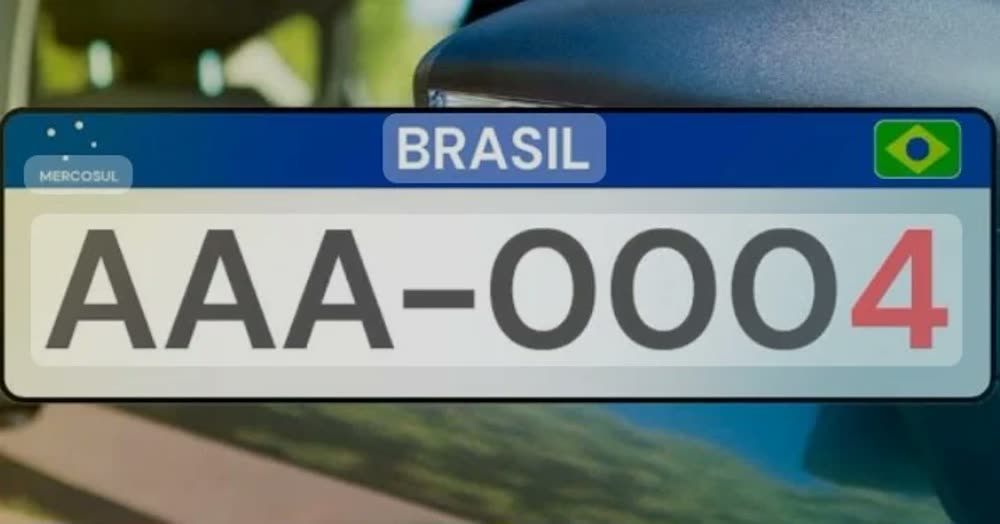 Placa Mercosul